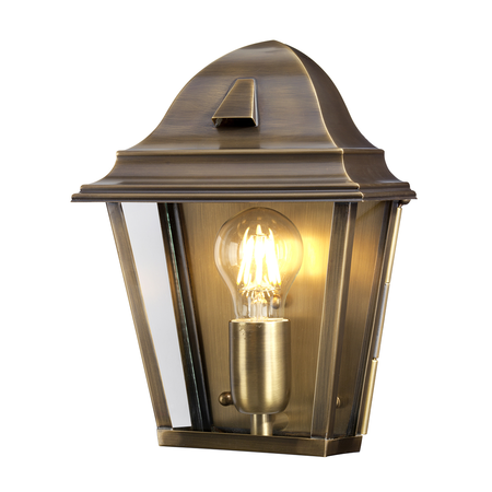 Aplica St James 1 Light Wall Lantern – Brass