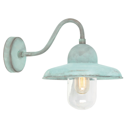 Aplica Somerton 1 Light Wall Lantern – Verdigris