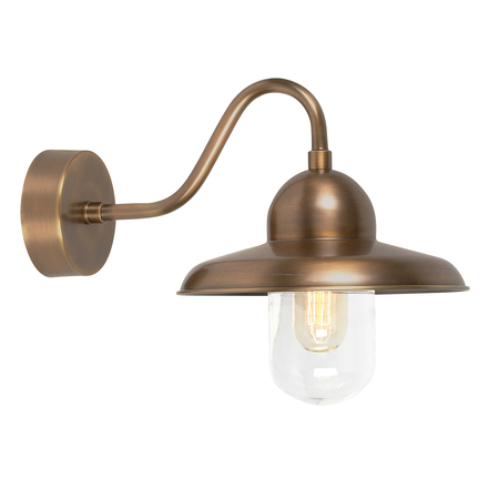 Aplica Somerton 1 Light Wall Lantern – Aged Brass