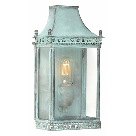 Aplica Regents Park 1 Light Wall Lantern – Verdigris