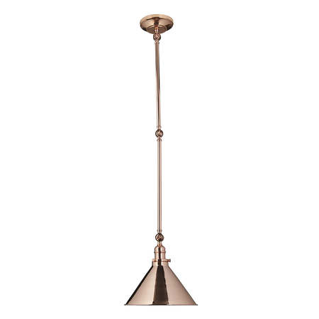 Aplica Provence 1 Light Wall Light/Pendant – Polished Copper