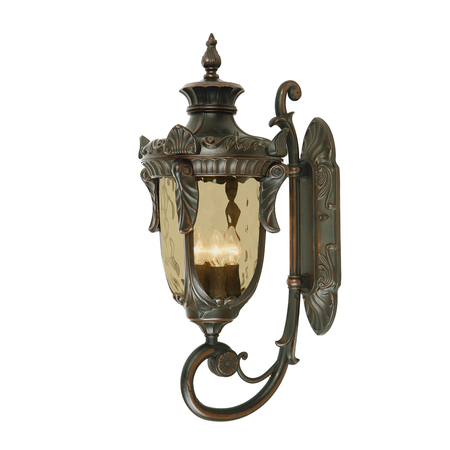 Aplica Philadelphia 3 Light Large Wall Lantern – Old Bronze