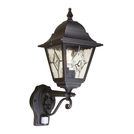 Aplica Norfolk 1 Light Up Wall Lantern With PIR