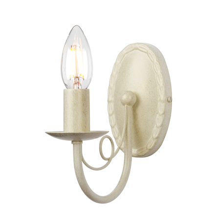 Aplica Minster 1 Light Wall Light – Ivory Gold