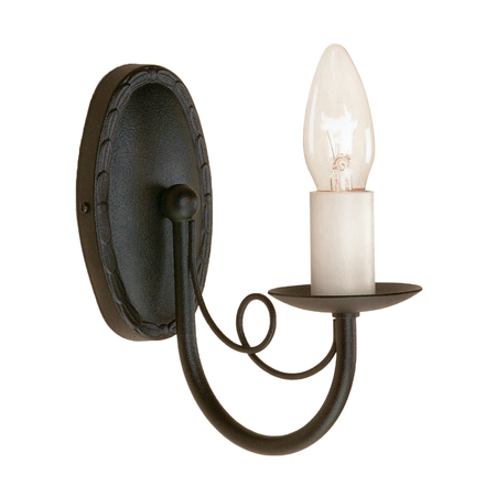 Aplica Minster 1 Light Wall Light – Black