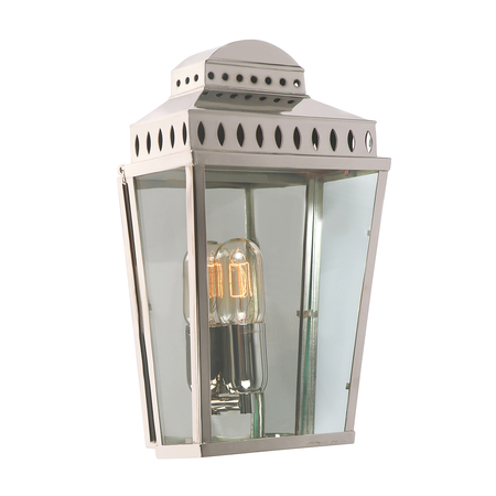 Aplica mansion house 1 light wall lantern – polished nickel