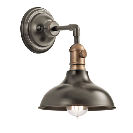 Aplica Cobson 1 Light Wall Light – Olde Bronze