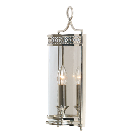 Aplica Guildhall Wall Light – Polished Nickel