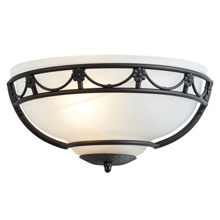 Elstead-lighting Aplica carisbrooke 1 light wall uplighter