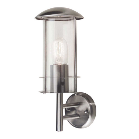 Elstead-lighting Aplica bruges st steel 1 light wall lantern