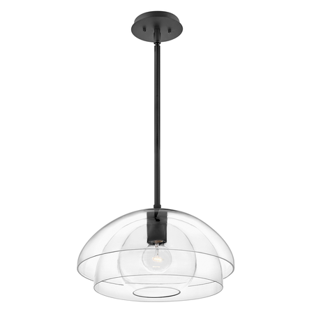 Lotus 1 Light Pendant / Semi-flush