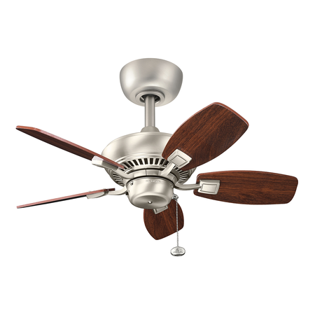 Lustra cu ventilator Canfield – 30in / 76cm Fan – Brushed Nickel