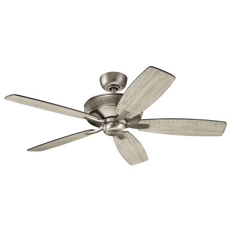 Lustra cu ventilator monarch ii – 52in / 132cm fan – burnished antique pewter