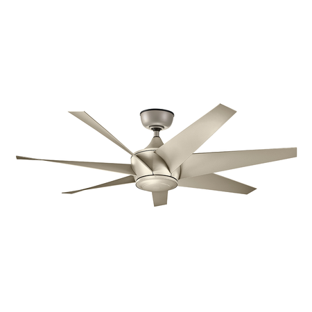 Lustra cu ventilator Lehr II – 54in / 137cm Fan – Antique Satin Silver