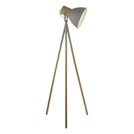 Lampadar de podeaAdna Floor Lamp Grey & Natural Wood