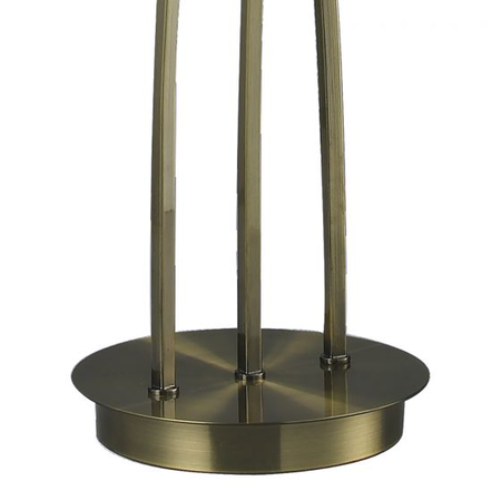 Lampadar de podeamorgan 3 light floor lamp antique brass