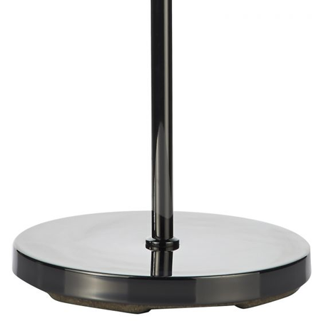 Lampadar de podeaLuther 3 Light Floor Lamp Black Chrome Crystal