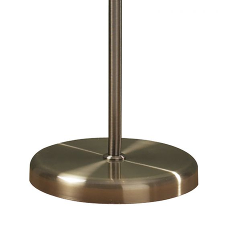 Lampadar de podeaboston 3 light floor lamp antique brass opaque glass