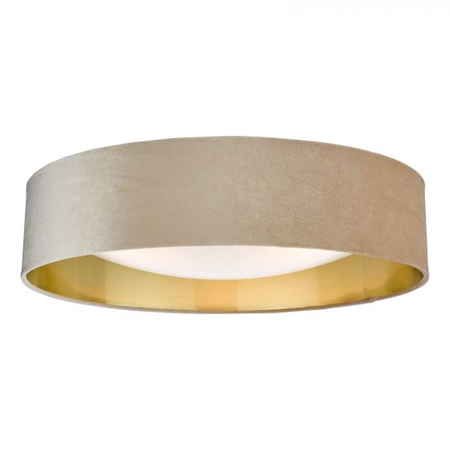 Lampa tavan nysa 3 light flush velvet taupe shade 60cm