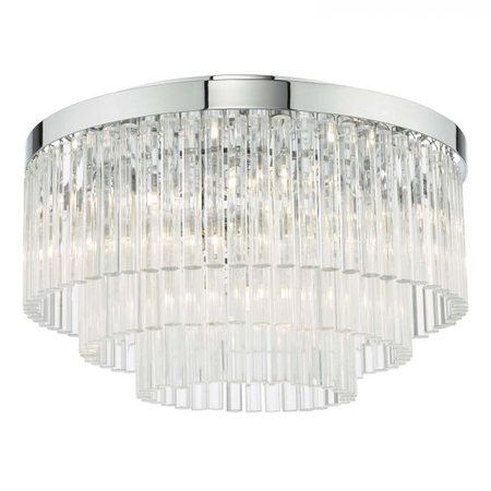 Lampa tavan logan 5 light flush polished chrome glass