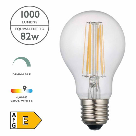 Sursa de iluminat (pack of 5) led light bulb (lamp) es/e27 8w 1000lm 4000k