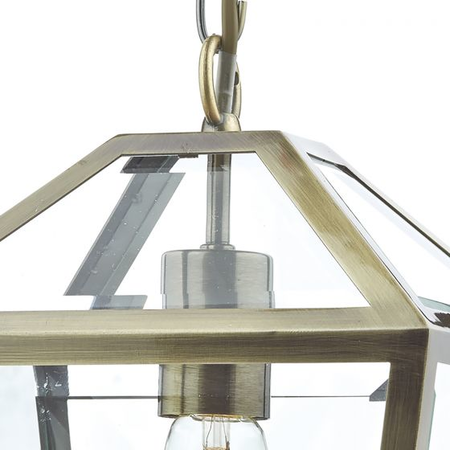 Lampa suspendata churchill 1 light pendant antique brass