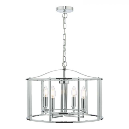 Lampa suspendata Myka 4 Light Pendant Polished Chrome