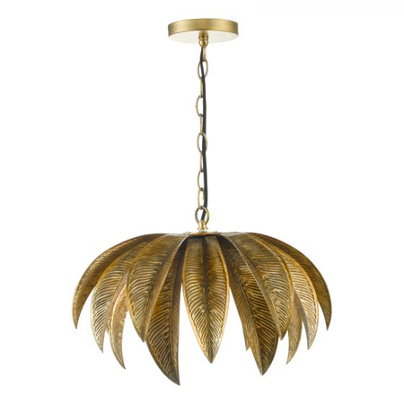 Lampa suspendata Cara 1 Light Pendant Antique Gold