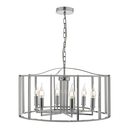 Lampa suspendata Myka 6 Light Pendant Polished Chrome