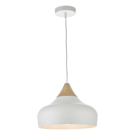 Lampa suspendata Gaucho 1 Light Pendant White