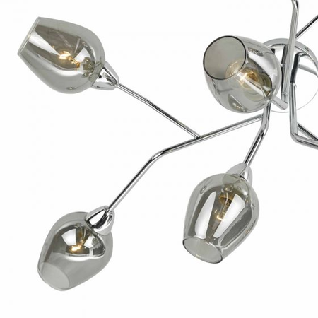 Plafoniera Eloise 9 Light Semi Flush Polished Chrome & Glass