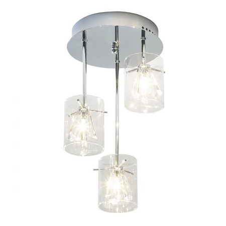 Plafoniera Somerset 3 Light Semi Flush