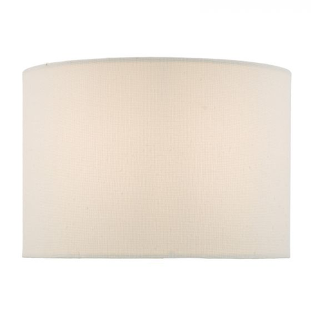 Abajur Nalani Ivory Linen Drum Shade 26cm