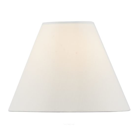 Abajur Blenheim Ivory Faux Silk Tapered Drum Shade 30cm