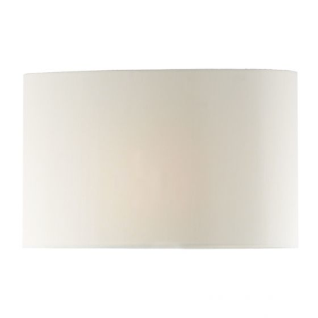 Abajur Donovan Cream Faux Silk Oval Shade 47.5cm