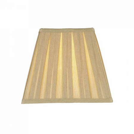 Abajur Taylor Gold Faux Silk Tapered Square Shade 22cm