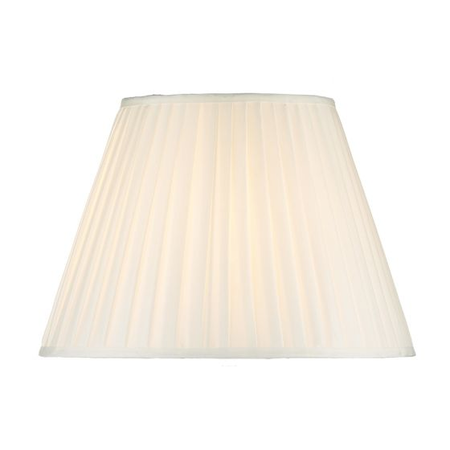 Abajur siam white cotton tapered drum shade 45cm