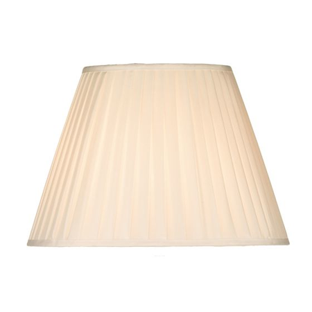 Abajur siam cream cotton tapered drum shade 45cm