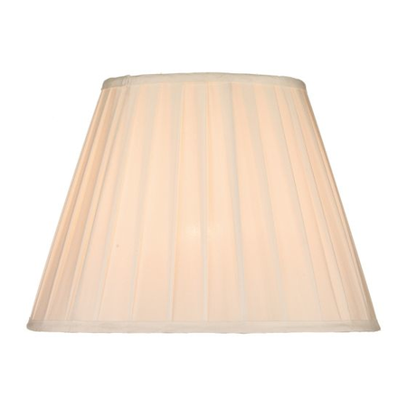 Abajur siam cream cotton tapered drum shade 35cm