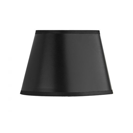 Abajur Lexington Black Faux Silk Oval Shade 20cm