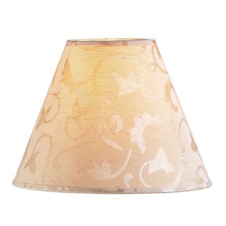 Abajur blenheim cream damask faux silk tapered drum shade 21cm