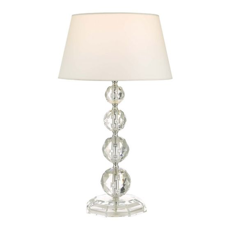 Veioza Bedelia Table Lamp Polished Chrome Acrylic With Shade