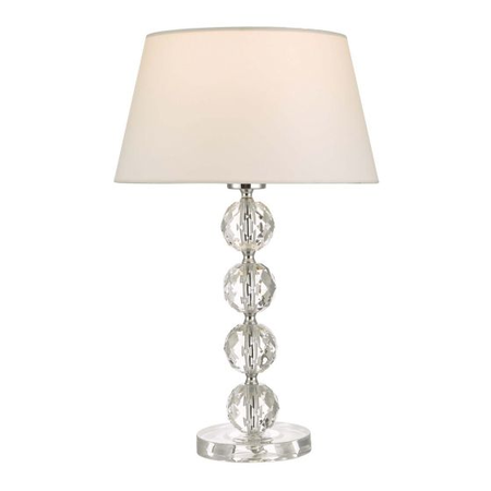 Veioza Aletta Table Lamp Faceted Acrylic With Shade