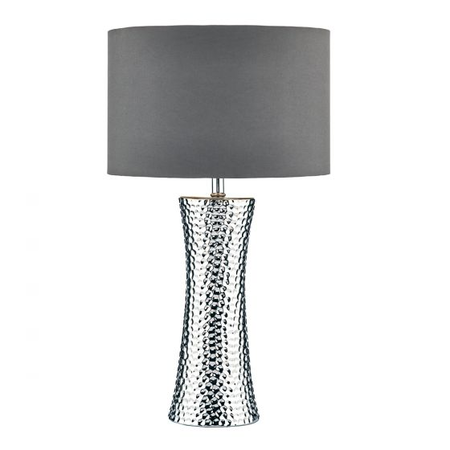 Veioza Bokara Table Lamp Silver With Shade