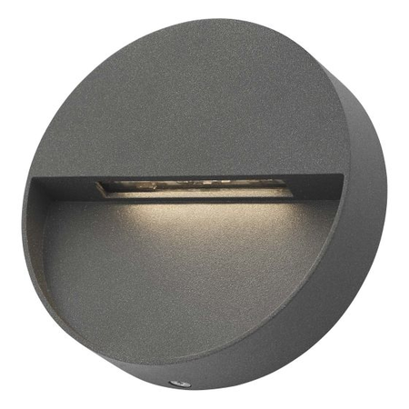 Aplica ugo outdoor wall light round eyelid anthracite ip65 led