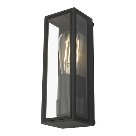 Aplica Taryn Outdoor Wall Light Matt Grey Glass IP65