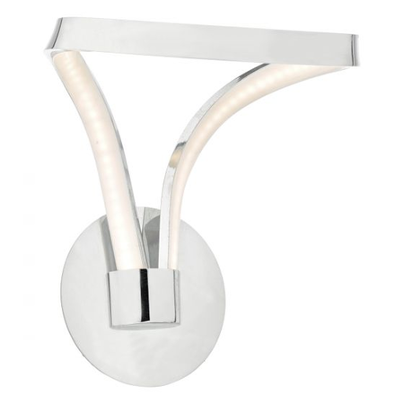 Aplica Killian Wall Light Polished Chrome & Acrylic LED