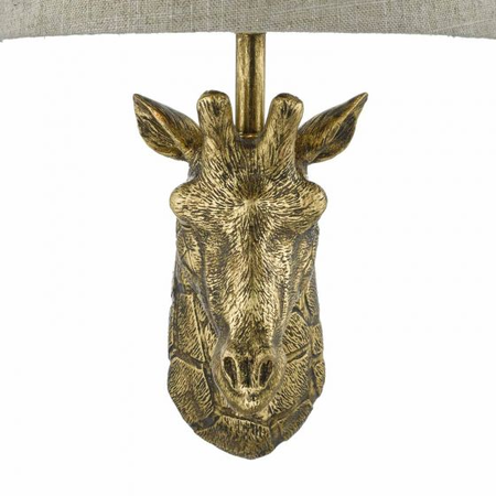 Aplica Sophie Giraffe Wall Light Gold With Shade