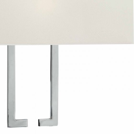 Aplica Nile Wall Light Polished Chrome With Shade