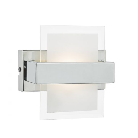 Lampa iluminat perete Apt LED Wall Light Polished Chrome & Glass